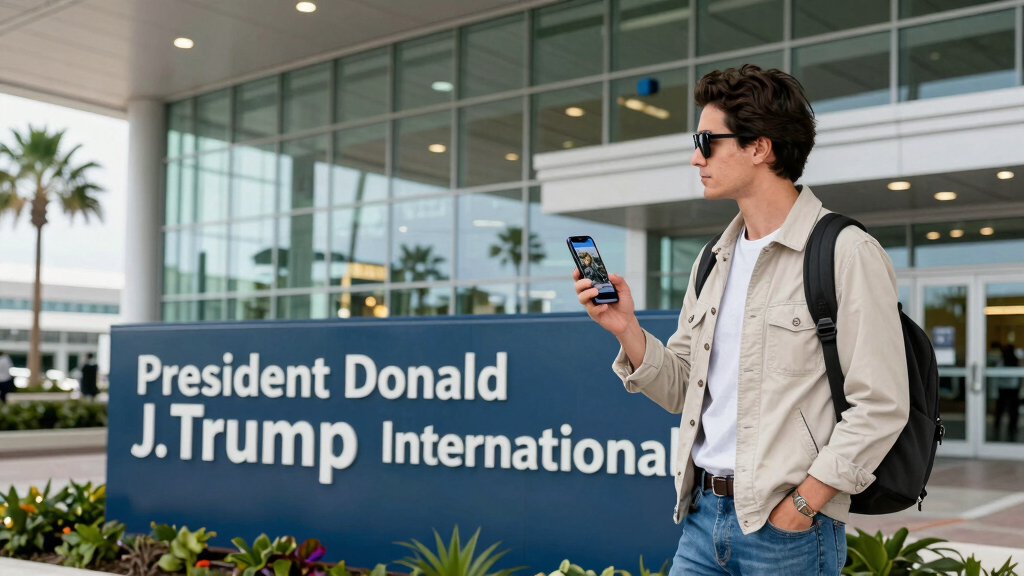 South Florida's Palm Beach airport renamed President Donald J. Trump International