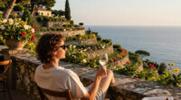 An Italian Villa With Terraced Gardens Takes In The Sea From The Celebrity-Loved Amalfi Coast