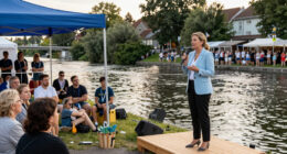 Commissioner Roswall Gives An Opening Address At The 9Th Water Festival