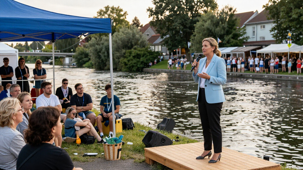 Commissioner Roswall Gives An Opening Address At The 9Th Water Festival