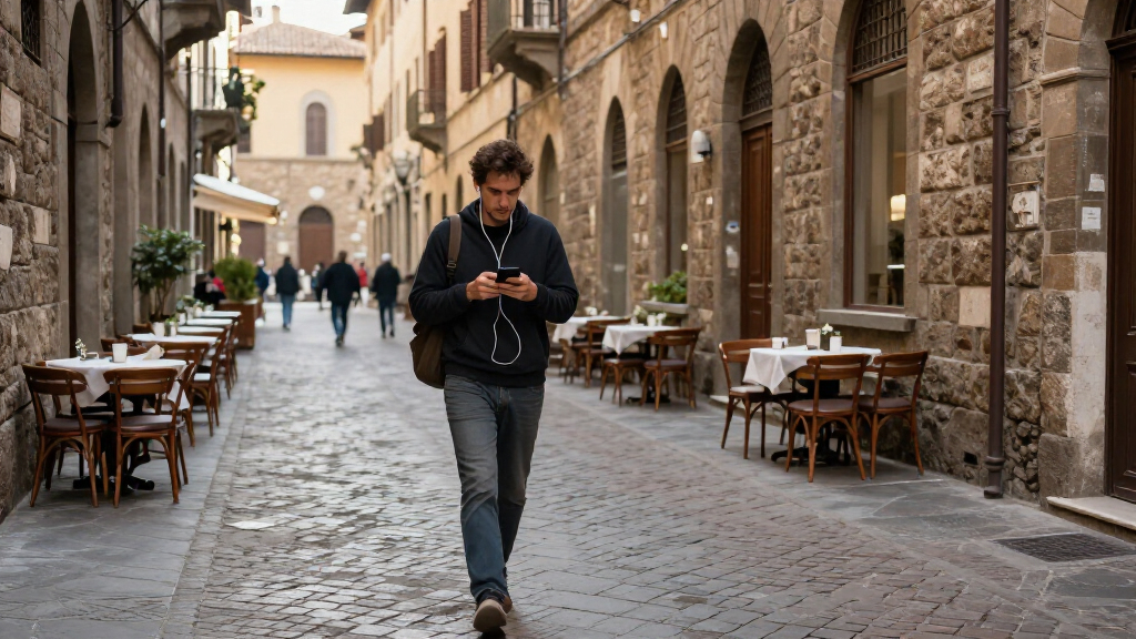 Travelling To Italy? Pedestrians Distracted By Phones Could Face €75 Fines