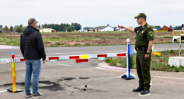 Munition Falls Near Moldovan Checkpoint On Border With Ukraine, Injures Border Guard