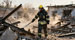 Six Killed In Russian Strike On Warehouse In Ukraine’s Lutsk